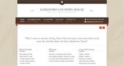 Desktop Screenshot of longfordcountryhouse.com